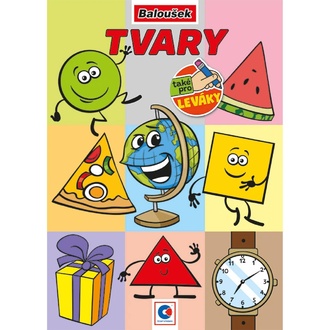 Papírenské zboží - Omalovánka - A5 - Tvary