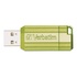 Papírenské zboží - Verbatim USB flash meghajtó, 2.0, 32 GB, Store,N,Go PinStripe, zöld, 49958, archiváláshoz és