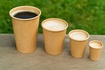 Papírenské zboží - Papírpohár kraft átmérő 90mm 510ml `XL: 0,4L/16oz` [50 db]