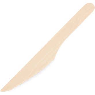 Papírenské zboží - Nůž ze dřeva 16 cm [100 ks]