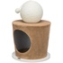 Papírenské zboží - Scratch ball barlang, 36 x 50 cm, plüss/szizál, taupe