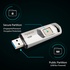 Papírenské zboží - Apacer USB flash meghajtó, USB 3.0 (3.2 Gen 1), 32 GB, AH651, ezüst, AP32GAH651S-1, lenyomattal