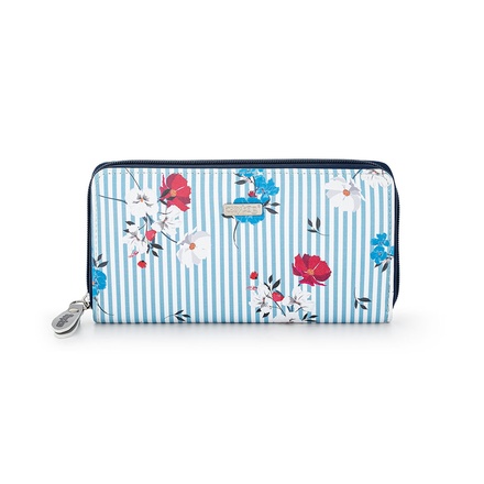 Papírenské zboží - Dámská peněženka MONY L Navy Flowers