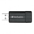 Papírenské zboží - Verbatim USB flash meghajtó, USB 2.0, 32 GB, PinStripe, Store N Go, fekete, 49064, USB A, magassággal