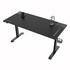 Papírenské zboží - ULTRADESK játékasztal MOMENTUM - Fekete, 152,5x70 cm, 75,5 cm, XL egérpaddal, tartható