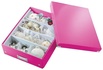 Papírenské zboží - Leitz Click & Store kis szervezeti doboz, rózsaszín