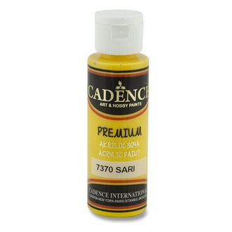 Papírenské zboží - Akrylové barvy Cadence Premium 70 ml, hořčičná