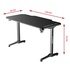 Papírenské zboží - ULTRADESK játékasztal FRAG - FEKETE, 140x66 cm, 76 cm, XXL egérpaddal, ultraíróasztallal