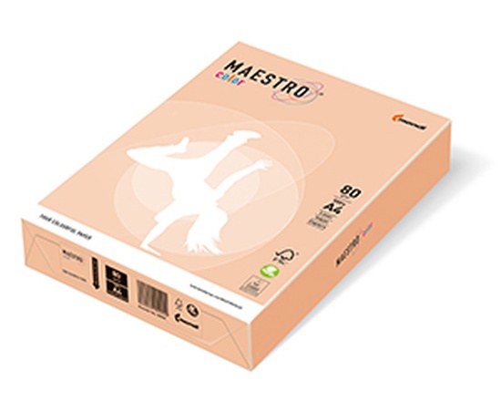 Papírenské zboží - MAESTRO color PASTELL 160g 250 listů Salmon - SA24