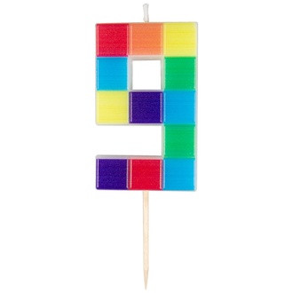 Papírenské zboží - Svíčka číslo 9 – stavebnice [1 ks]