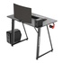 Papírenské zboží - ULTRADESK játékasztal ENTER V2, 100x60 cm, 75 cm, fejhallgató és italtartóval, kompakt