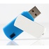 Papírenské zboží - Goodram USB flash meghajtó, USB 2.0, 8 GB, UCO2, kék, UCO2-0080MXR11, USB A, forgatható kupakkal