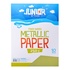 Papírenské zboží - Díszpapír A4 10 db világoszöld metál 250 g