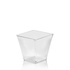 Papírenské zboží - Fingerfood tál (PS) négyzet víztiszta 72 x 72 x 72 mm 230ml [20 db]
