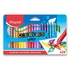 Papírenské zboží - Maped Color'Peps Wax zsírkréta - 24 szín, háromszög alakú