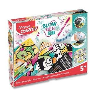 Papírenské zboží - Sada Maped Creativ Blowpen Pop´Art Foukací pero 6 barev