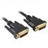 Papírenské zboží - Kábel DVI (24+1) M- DVI (24+1) M, Dual link, 10m, aranyozott csatlakozók, árnyékolt, fekete
