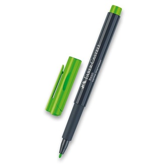 Papírenské zboží - Popisovač Faber-Castell Neon zelená