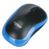 Papírenské zboží - Marvo Mouse DWM100BL, 1000DPI, 2,4 [GHz], optika, 3 tl., 1 kerék, vezeték nélküli, fekete-kék,
