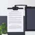 Papírenské zboží - Monitor dokumentumtartó, fekete, ABS