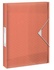 Papírenské zboží - Irattartó doboz elasztikus Colour'Ice, barack, 25 mm, PP, A4, ESSELTE