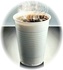 Papírenské zboží - Műanyag kávéspohár (PP) barna/fehér átmérő 70mm 0,2L [100 db]