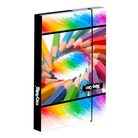 Papírenské zboží - Box na sešity A5 Pastelky