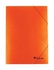 Papírenské zboží - Deszkák gumiszalaggal, narancssárga, karton, A4, VICTORIA