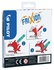 Papírenské zboží - Markerek "Frixion Colors", készlet, 12 szín, 0,39-0,7 mm, törölhető, PILOT