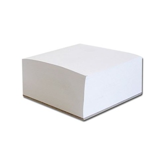 Papírenské zboží - Poznámková kostka 9x9x4,5cm lepená bílá