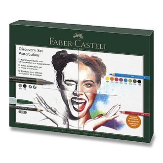 Papírenské zboží - Sada Faber-Castell Try-it box, Albrech Dürer, mokrá technika - 12 ks