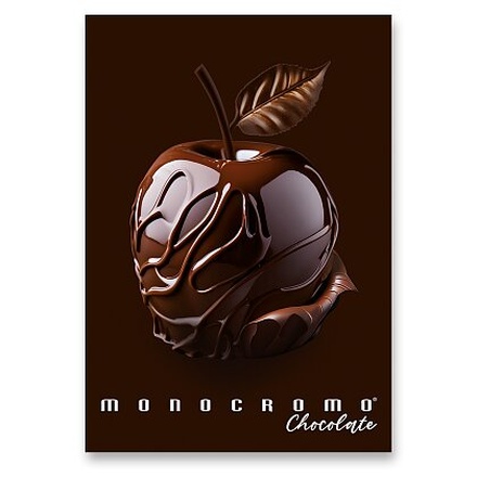 Papírenské zboží - Školní sešit Pigna Monocromo Chocolate - A5, linkovaný, 38 listů, mix motivů