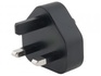 Papírenské zboží - Aljzatcsatlakozó Type G (UK) USB-C töltőhöz, fekete