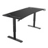 Papírenské zboží - ULTRADESK játékasztal Ultradesk CRUISER BLACK, 160x70 cm, 66-82 cm, fejhallgató tartó, 3 nyílással