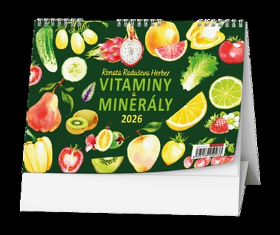 Papírenské zboží - Stolní kalendář - Vitamíny a minerály Renaty Raduše Herber