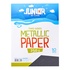 Papírenské zboží - Díszpapír A4 10 db fekete metál 250 g