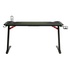 Papírenské zboží - ULTRADESK Herní stůl SPACE XXL GREEN, 154x61 cm, 78 cm, RGB podsvícení s dotykovým panele