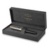 Papírenské zboží - Parker Sonnet Premium Metal Black GT hrot F