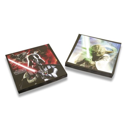 Papírenské zboží - Papírové ubrousky Star Wars 33×33 cm, 20 ks