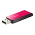 Papírenské zboží - Apacer USB flash meghajtó, USB 2.0, 64 GB, AH334, rózsaszín, AP64GAH334P-1, USB A, visszahúzható