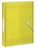 Papírenské zboží - Irattartó doboz Colour'Ice gumival, sárga, 25 mm, PP, A4, ESSELTE