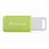 Papírenské zboží - Verbatim USB flash meghajtó, 2.0, 32 GB, DataBar, zöld, 49454, adatarchiváláshoz