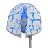 Papírenské zboží - E-Blue Mouse Cobra, 2500 DPI, optikai, 6 tl., 1 kerék, vezetékes USB, fehér-kék, játék, e-bo