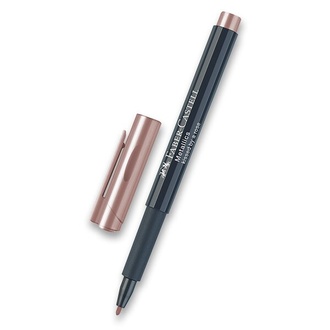 Papírenské zboží - Popisovač Faber-Castell Metallics růžová
