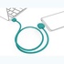 Papírenské zboží - Kabel USB (2.0), USB A M- USB C / Lightning / Micro-USB, 1.5m, 3v1, zelený, Powercube, pl