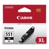 Papírenské zboží - Canon eredeti tinta CLI551BK XL, fekete, 1130 oldal, 11 ml, 6443B001, nagy kapacitású, Canon P