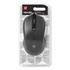 Papírenské zboží - Defender Mouse MM-310, 1000DPI, optikai, 3 tl., 1 kerék, vezetékes USB, fekete, irodai