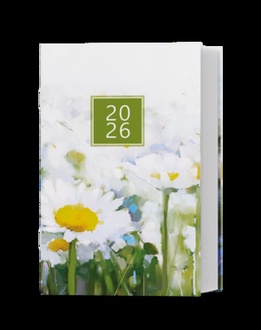 Papírenské zboží - Týdenní diář - Gustav - lamino - Kopretiny