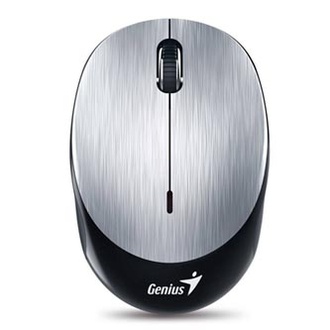 Papírenské zboží - Genius Myš NX-9000BT, 1200DPI, Bluetooth, optická, 3tl., 1 kolečko, bezdrátová, stříbrná,