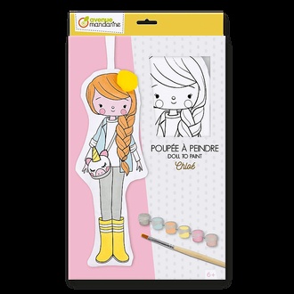 Papírenské zboží - Kreativní sada Avenue Mandarine Doll to Paint Chloé